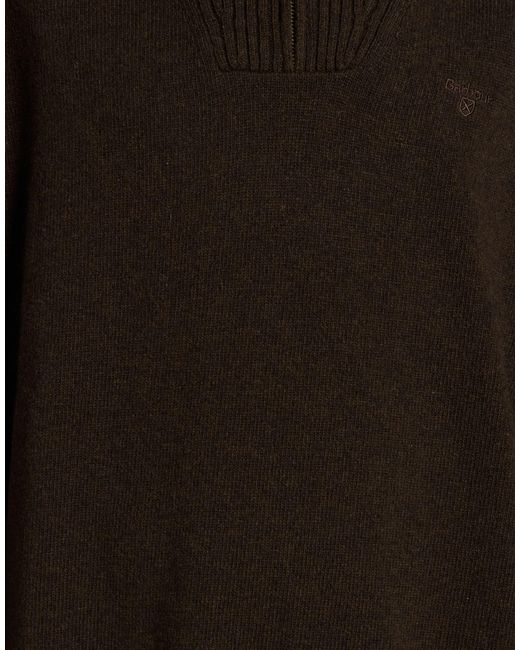 Barbour Black Sweater Wool for men
