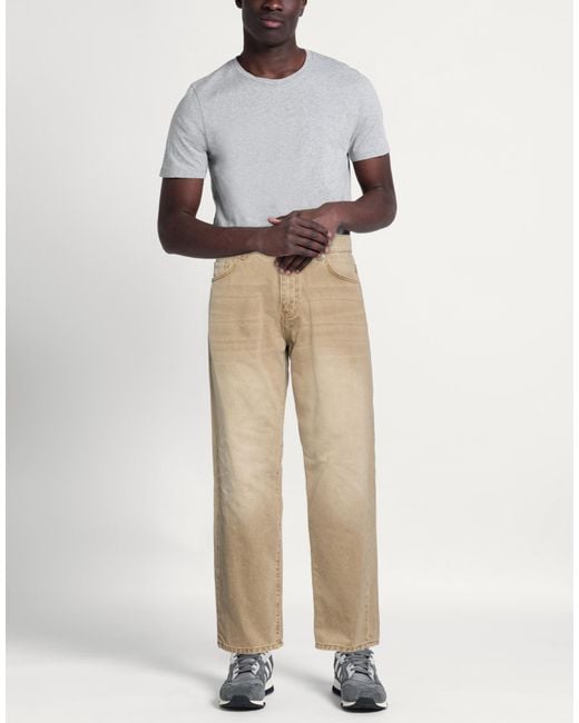 Woodbird Natural Khaki Jeans Cotton for men