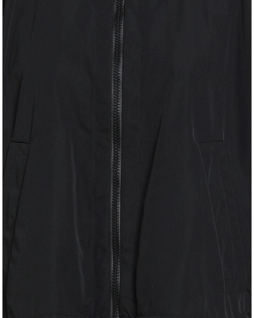 Herno Black Jacket Polyester, Polyamide, Elastane