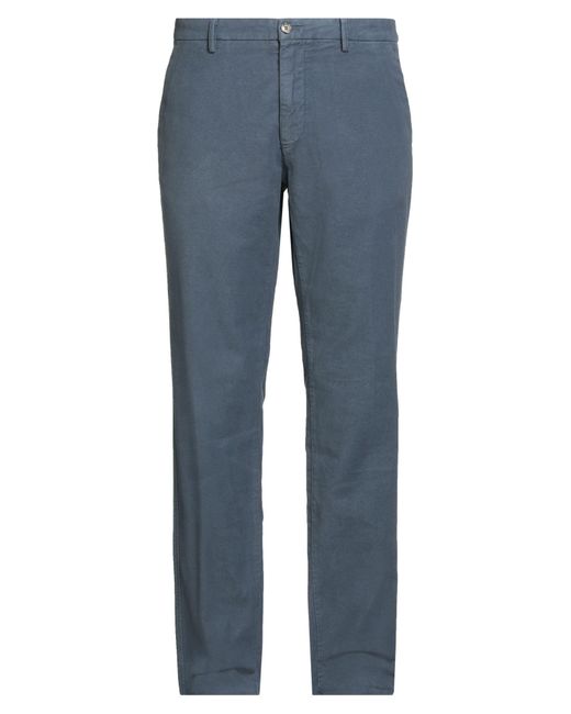 Mason's Blue Slate Pants Cotton, Elastane for men