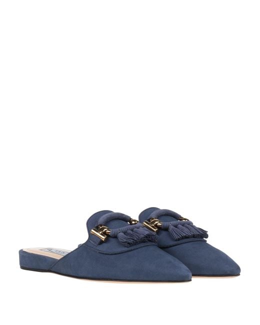 Tod's Blue Mules & Clogs
