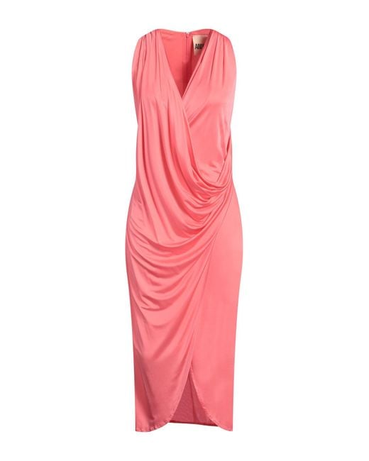 Aniye By Pink Midi Dress Viscose
