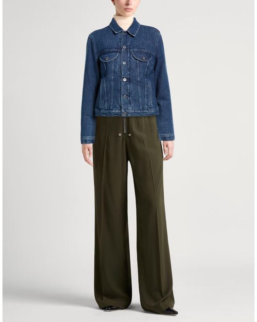 Off-White c/o Virgil Abloh Blue Denim Outerwear Cotton