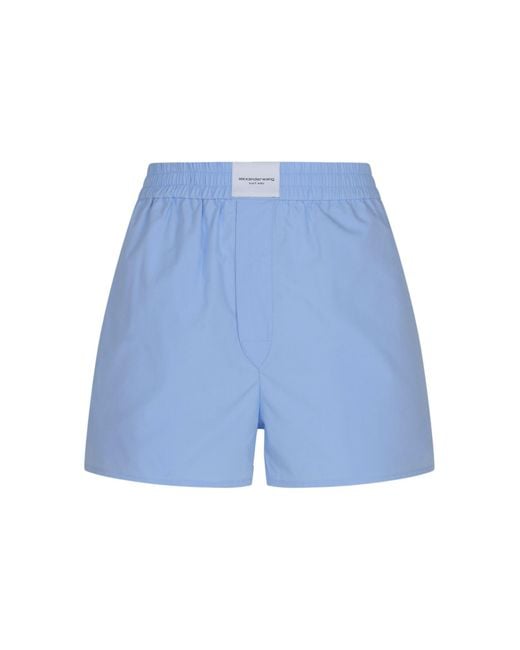 Alexander Wang Blue Shorts & Bermudashorts