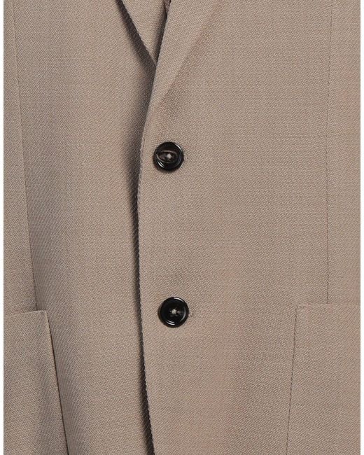 Circolo 1901 Brown Blazer Virgin Wool, Elastane for men
