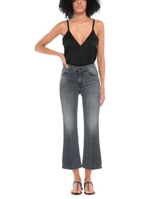 Jacob Cohen Gray Jeans Cotton, Polyester, Elastane