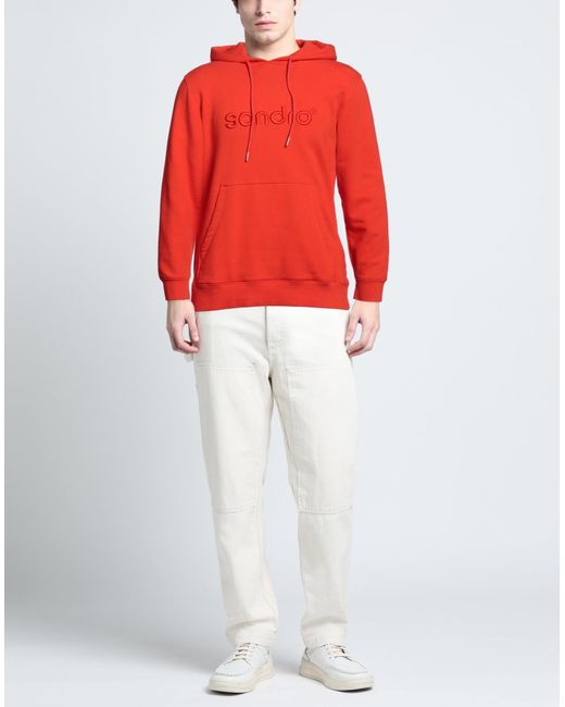 Sandro Red Sweatshirt for men