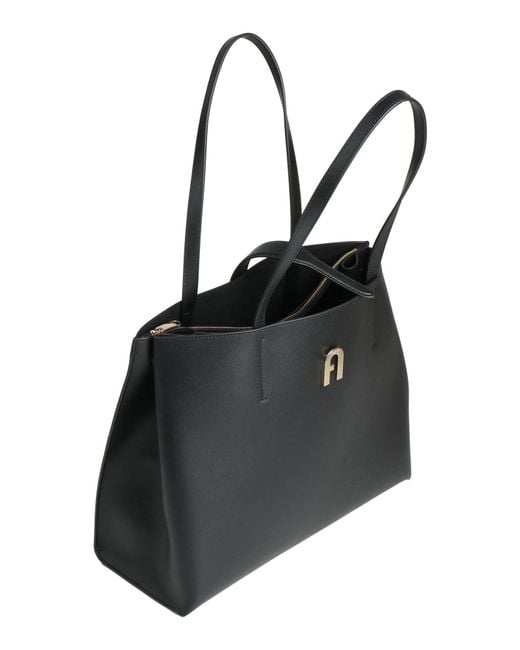 Furla Black Handbag Leather