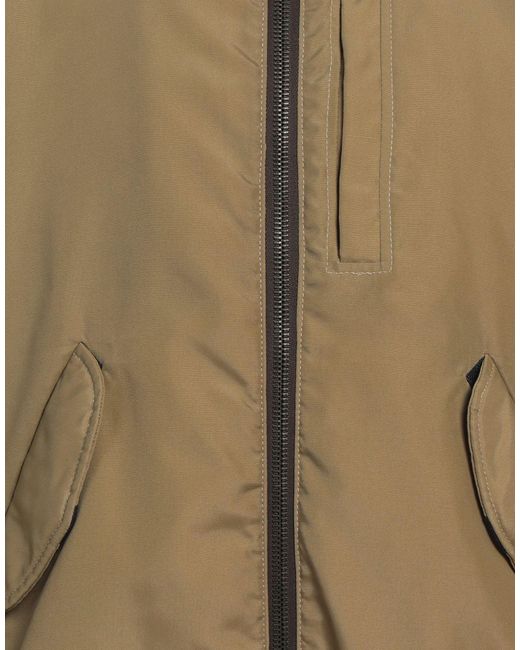 Historic Brown Khaki Jacket Polyamide, Polyurethane for men