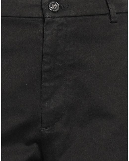 Pence Black Pants Cotton, Elastane