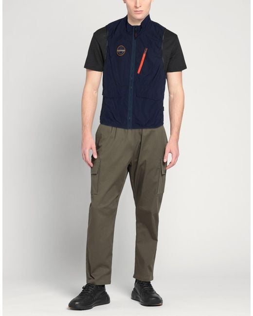 Napapijri Blue Gilet for men