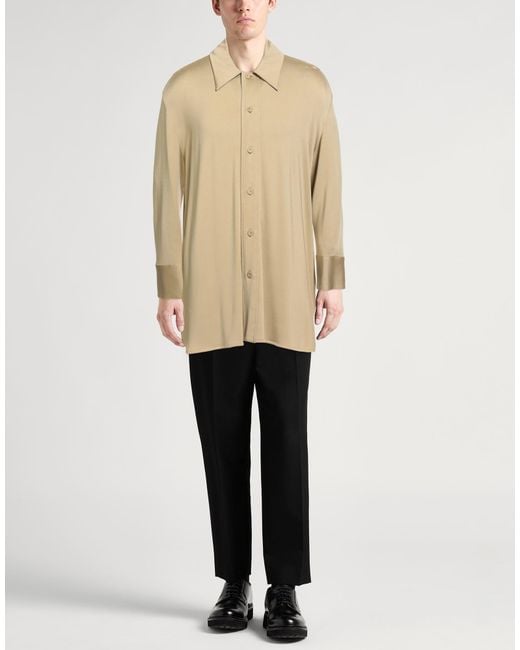 Jil Sander Natural Shirt Viscose, Elastane for men