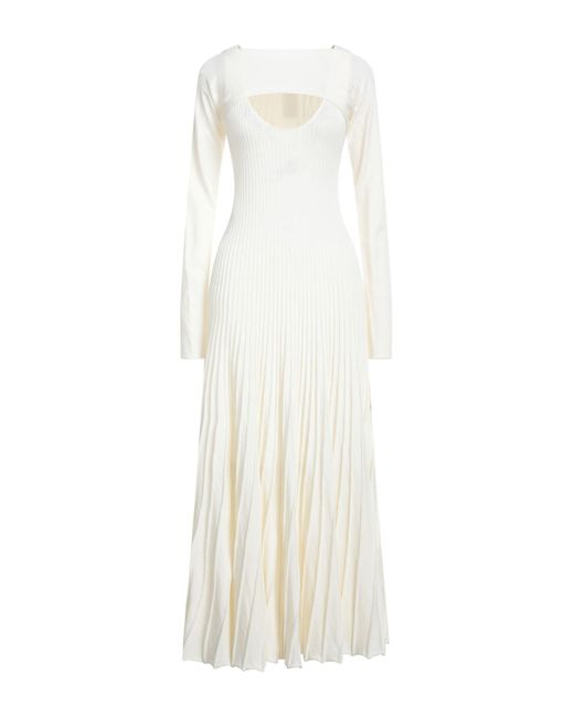Liviana Conti White Midi Dress