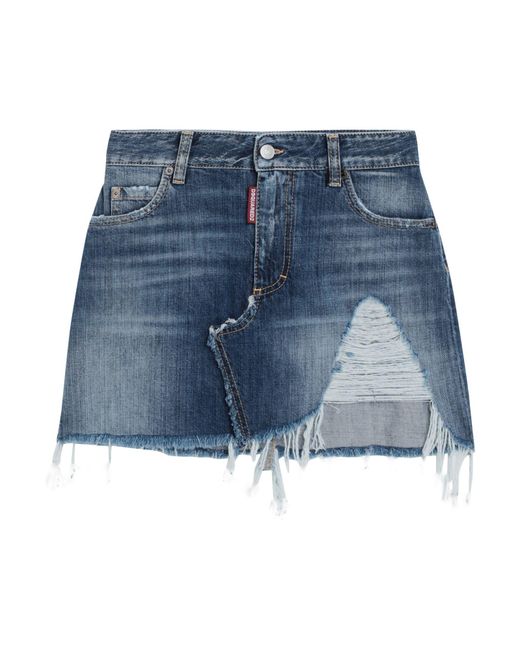 DSquared² Blue Denim Skirt