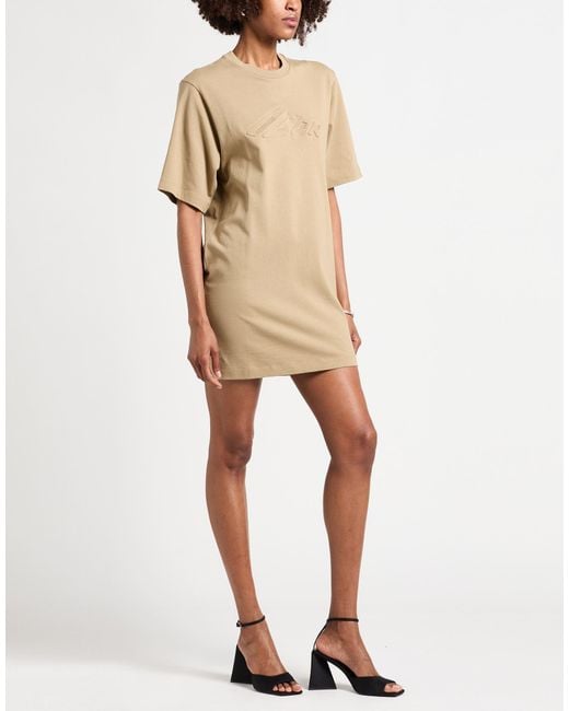 DSquared² Natural Sand Mini Dress Cotton