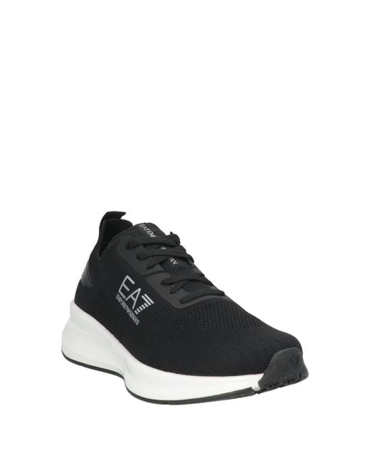 EA7 Black Sneakers for men