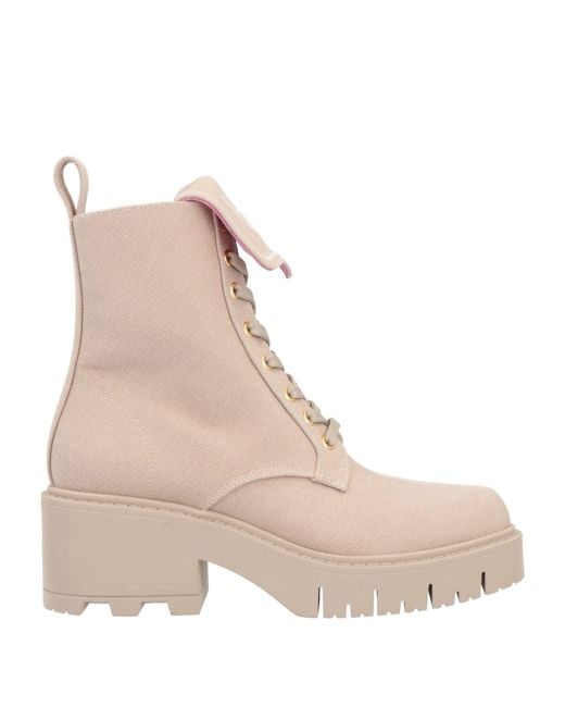 Chiara Ferragni Natural Ankle Boots