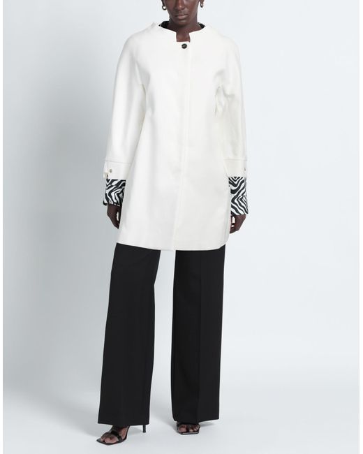 Herno White Overcoat & Trench Coat