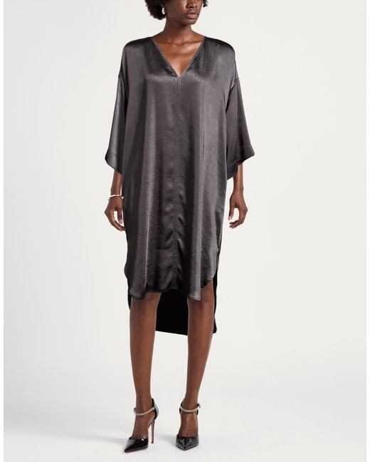 8pm Gray Midi Dress