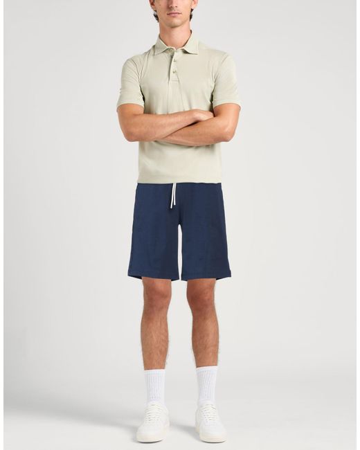 Circolo 1901 Blue Shorts & Bermuda Shorts Cotton, Elastane for men