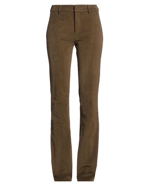 PT Torino Green Pants Cotton, Elastane