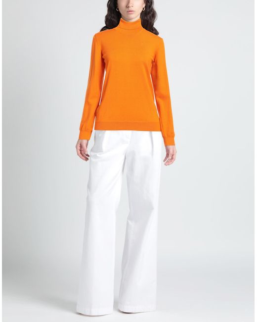 Pinko Orange Turtleneck