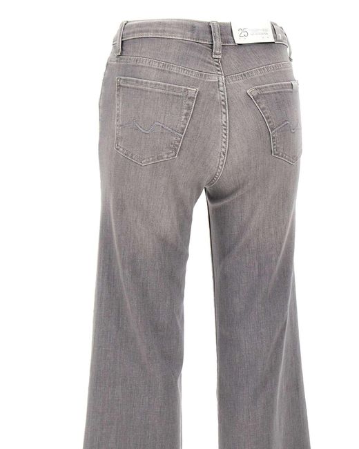 Pantalon en jean 7 For All Mankind en coloris Gray