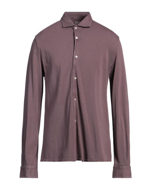 Fedeli Hemd in Purple für Herren