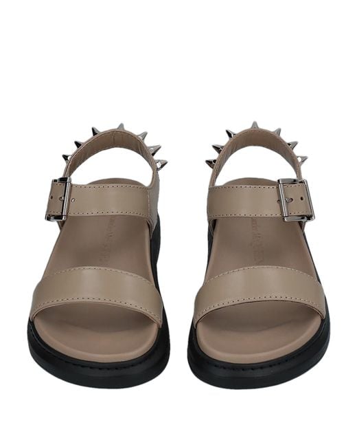 McQueen Natural Sandals Soft Leather