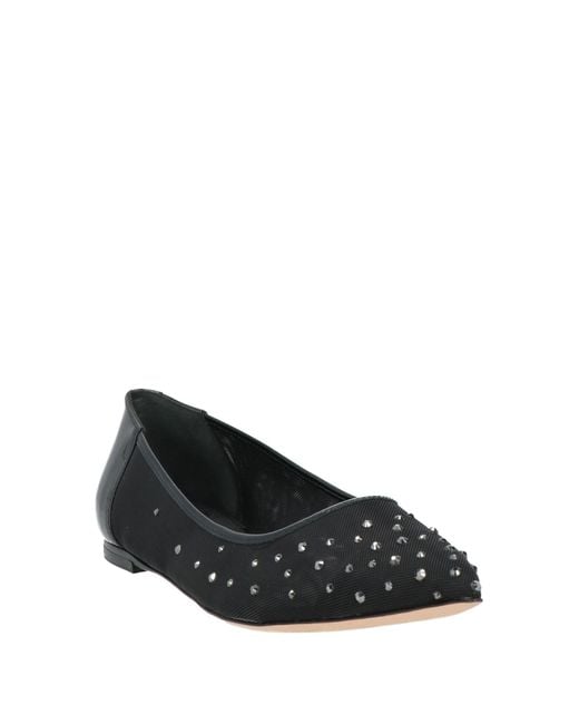 Giuseppe Zanotti Black Ballet Flats