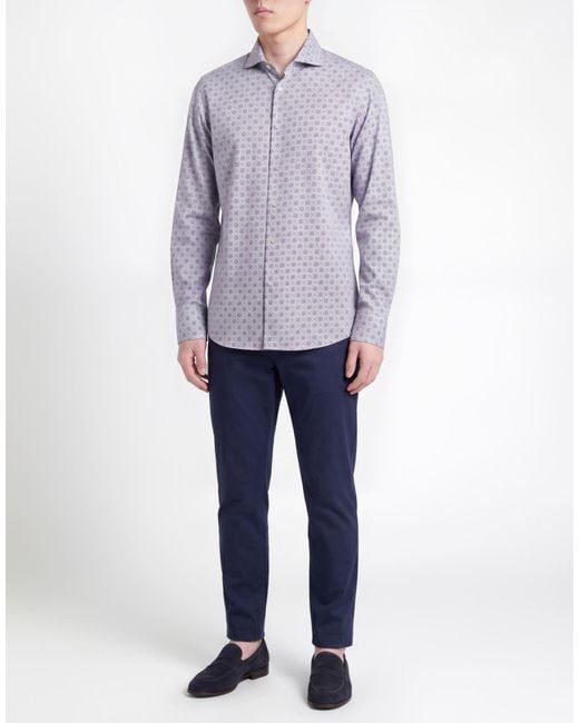 Stenstroms Blue Shirt Cotton for men