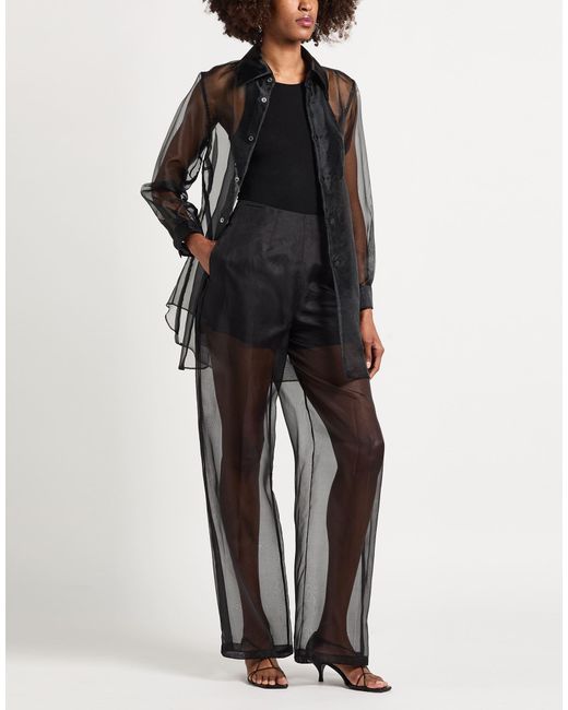 Forte_forte Gray Pants Silk