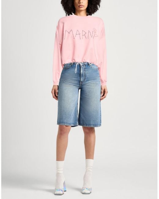 Marni Pink Sweatshirt Cotton