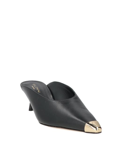 Baldinini Gray Mules & Clogs