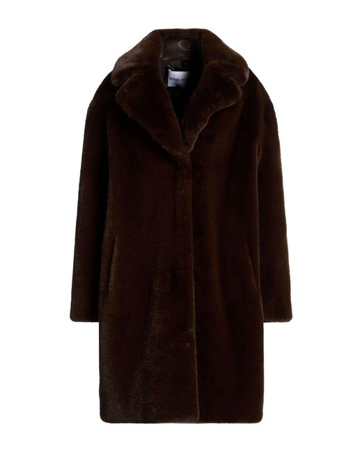 Stand Studio Black Shearling & Teddy