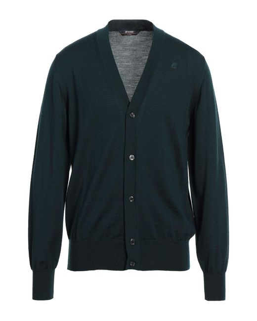 K-Way Strickjacke in Blue für Herren
