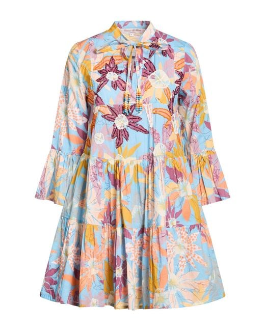 CONNOR & BLAKE White Mini Dress Cotton