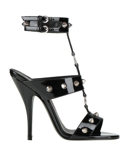 DSquared² Black Sandals Leather