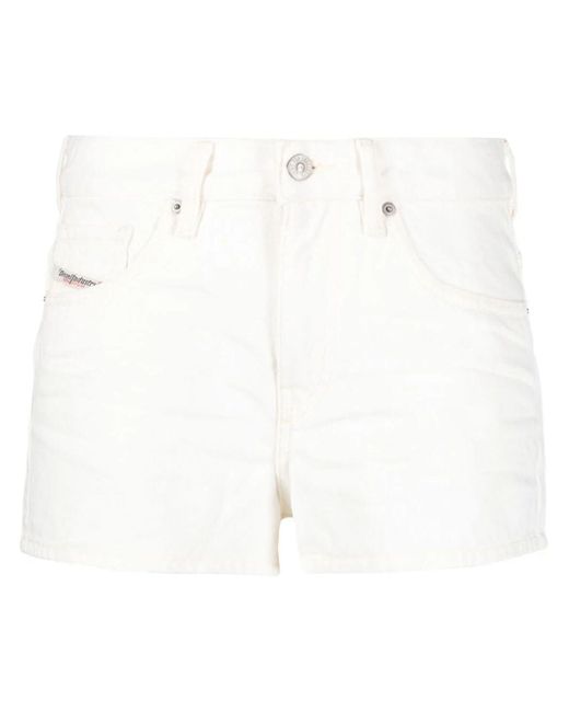 Shorts Jeans di DIESEL in White