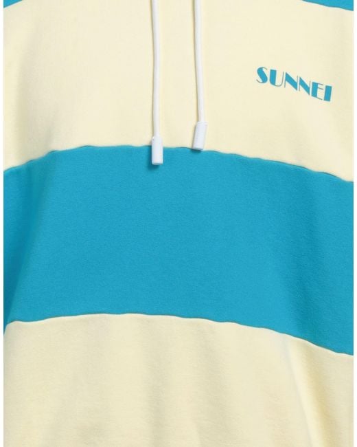 Sunnei Blue Sweatshirt Cotton, Elastane for men