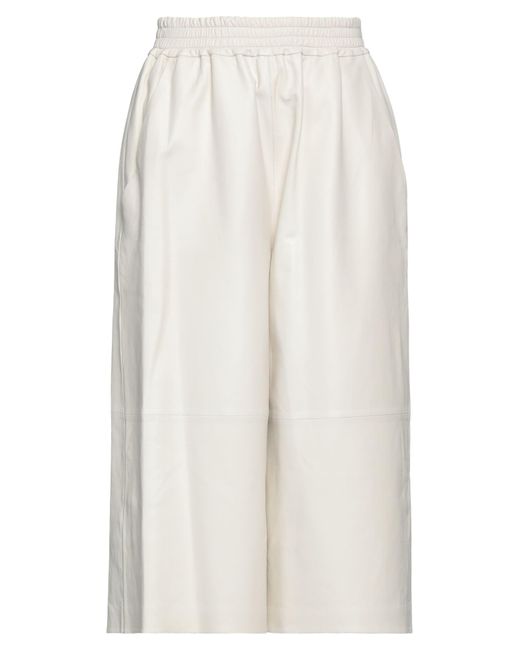 Desa Nineteenseventytwo White Cropped Trousers