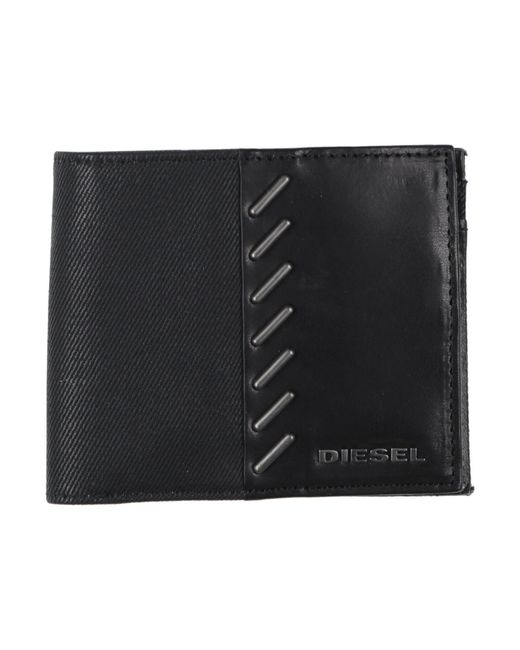 Billetera DIESEL de hombre de color Black