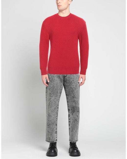 Pullover Amaranto de hombre de color Red