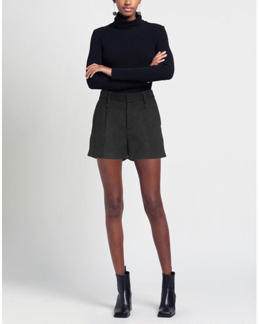 FEDERICO CINA Black Shorts & Bermuda Shorts