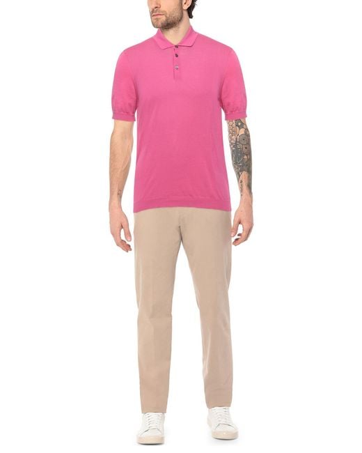 Pullover di Drumohr in Pink da Uomo