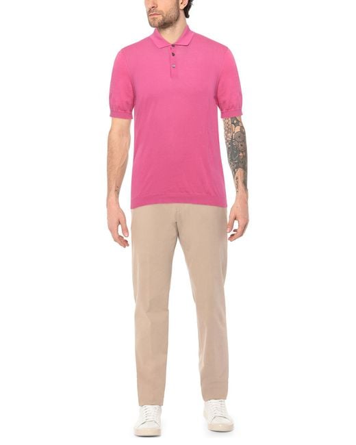 Drumohr Pink Jumper for men