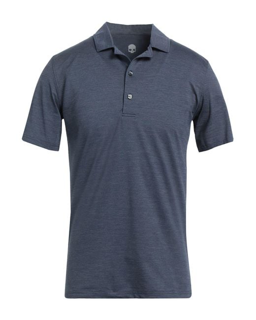 Hydrogen Blue Polo Shirt for men