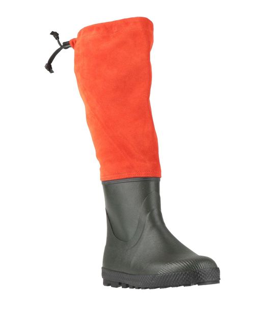Ludwig Reiter Red Boot Rubber, Leather