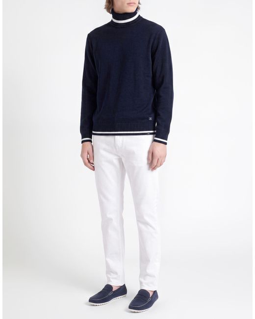 Paul & Shark Blue Midnight Turtleneck Virgin Wool for men