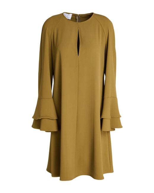 Kaos Natural Midi Dress Polyester, Elastane